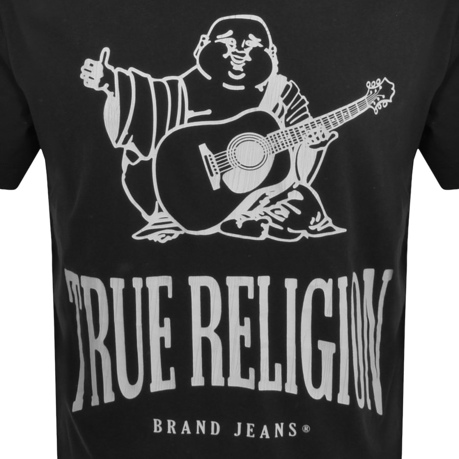 True Religion Crackle Vintage T Shirt Black | Mainline